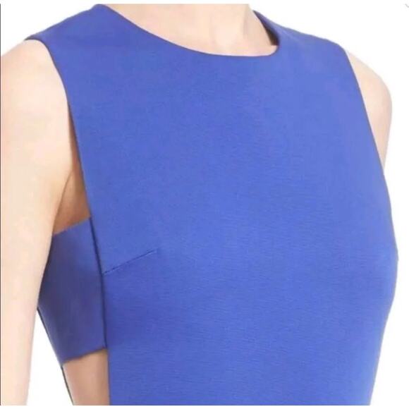 Kate spade new york Side Cutout a-line Dress Sz 2 Blue $398 NWT - Picture 3 of 13